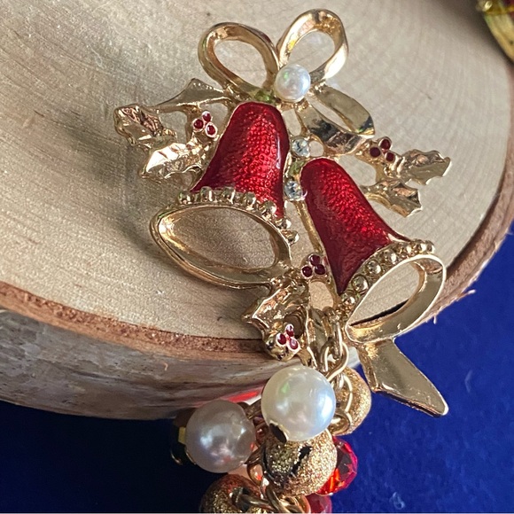 Vintage- Stunning Jingle Bell, Cha-Cha Necklace Enhancer - Picture 14 of 16